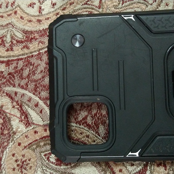 Galaxy A22 5G black kickstand phone case - Picture 10 of 11